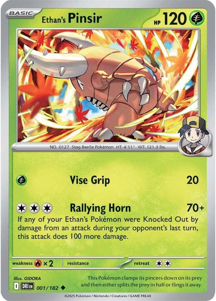 Ethan’s Pinsir • 001/182